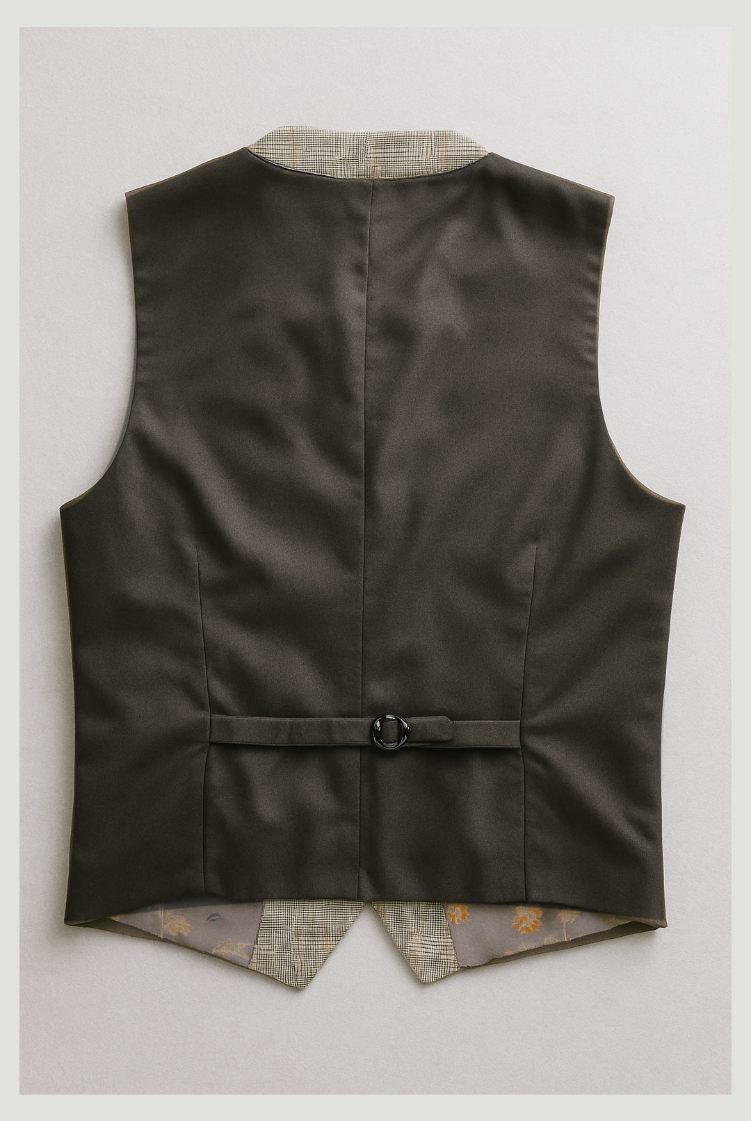 Haley Grey/Brown Prince of Wales Check - Waistcoat