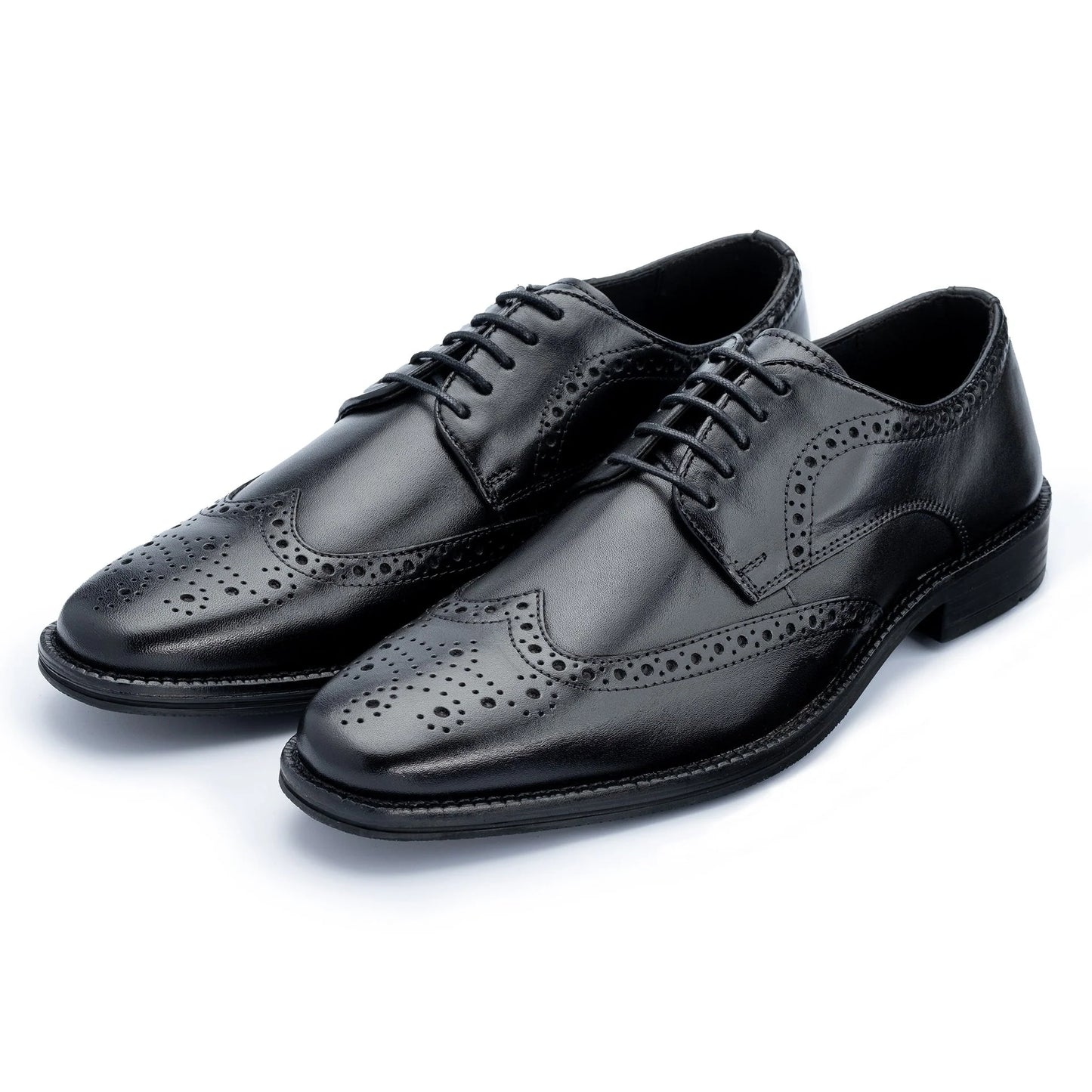JERMYN Brogue Shoes - Black