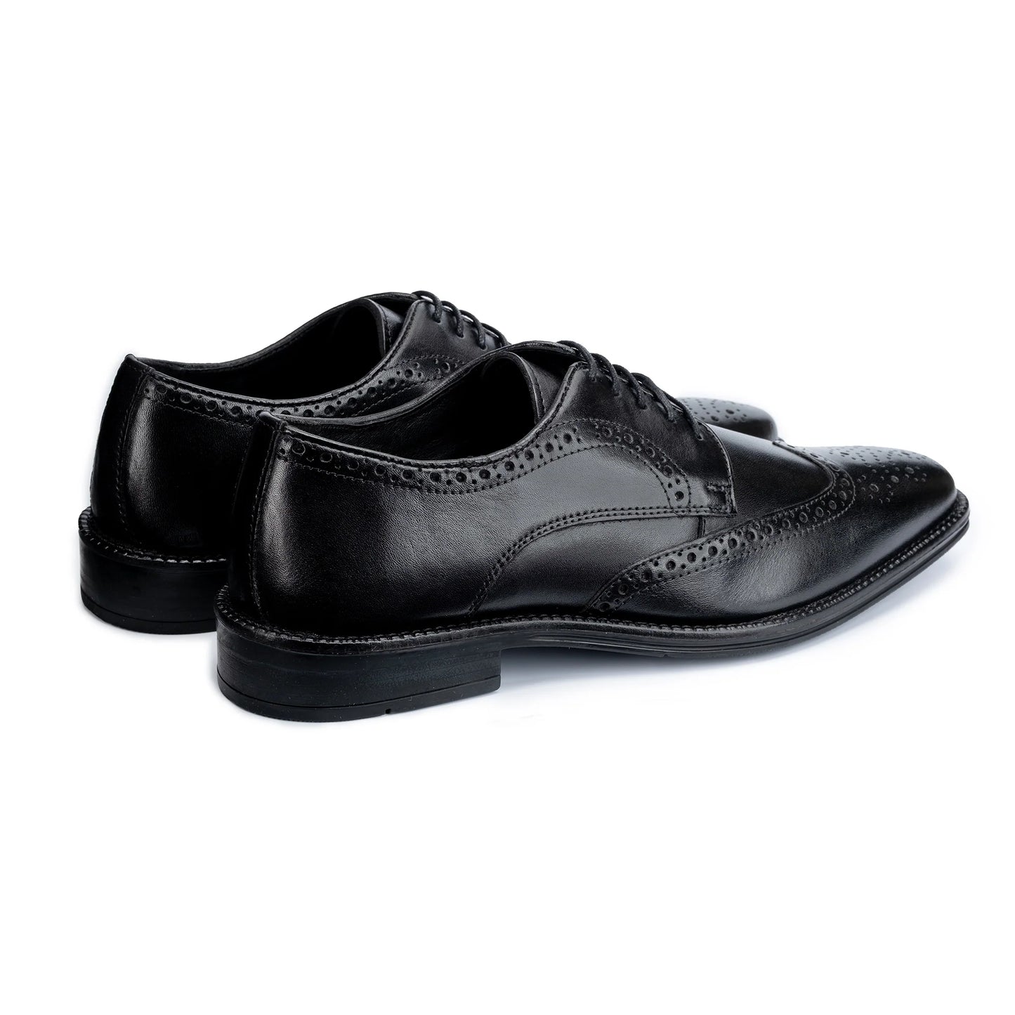 JERMYN Brogue Shoes - Black
