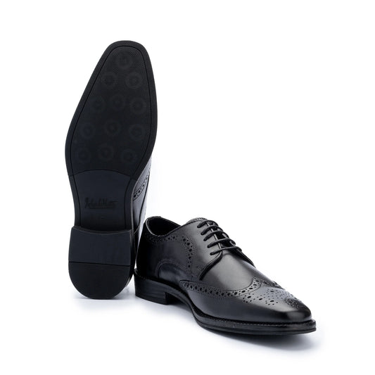 JERMYN Brogue Shoes - Black