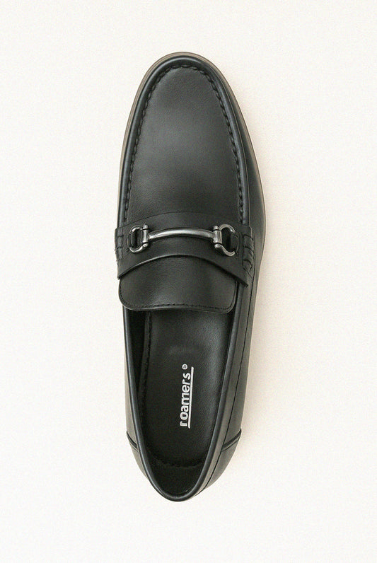 Leather Loafers - Black