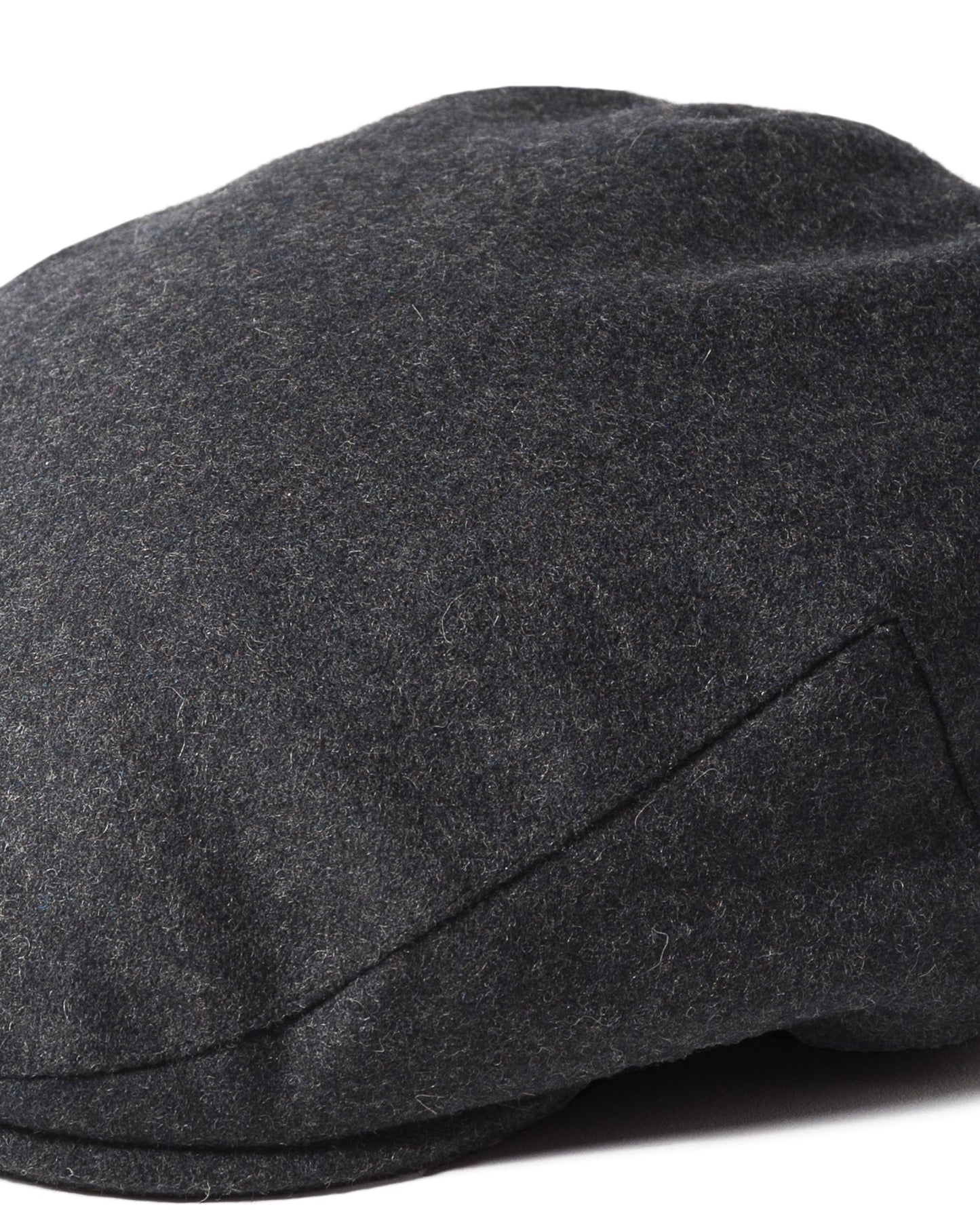 Flat Cap - Melton Charcoal