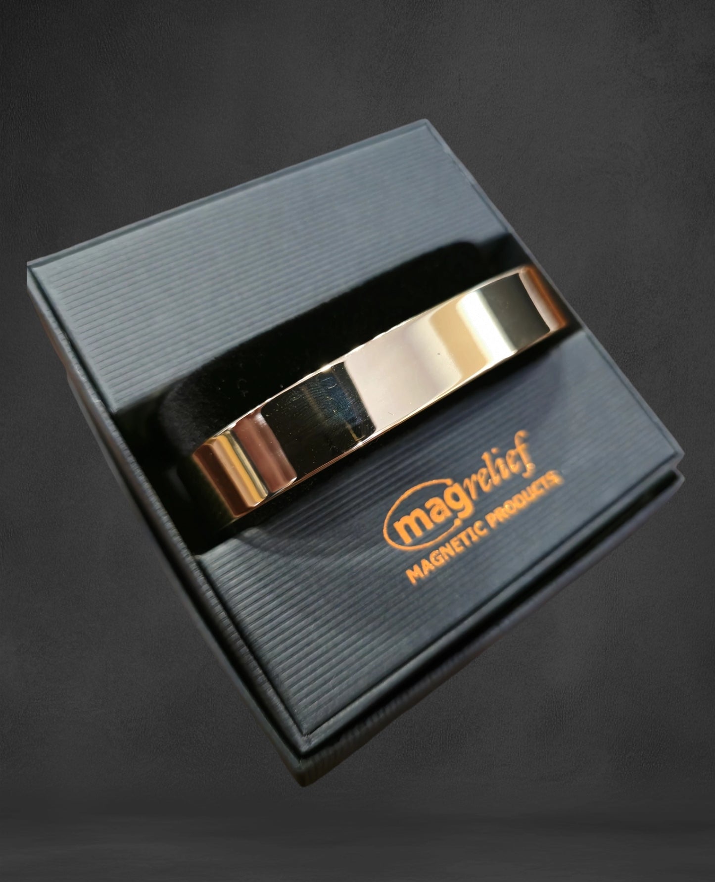 MagRelief - Plain Copper Bracelet - Gold MR047