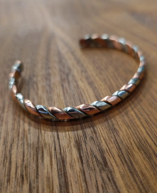 MagRelief - Copper Bracelet - Silver / Rose Gold MR055