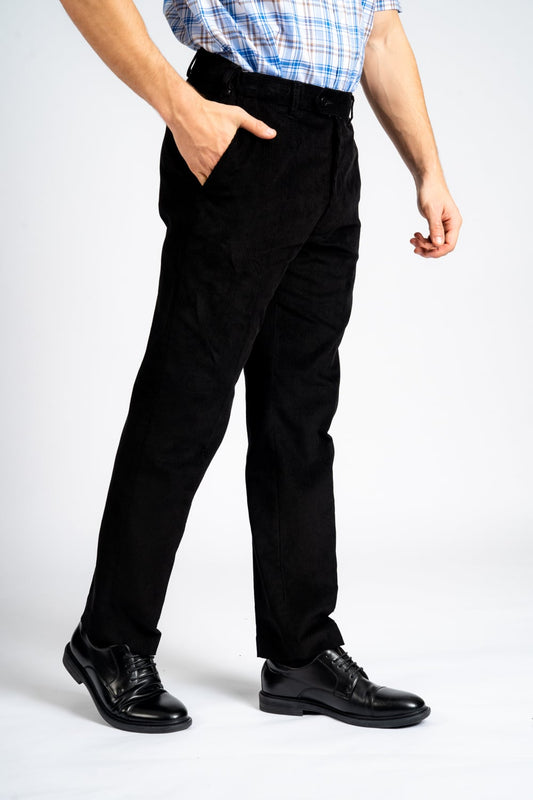 Expand -A- Band Cord Trouser - Black