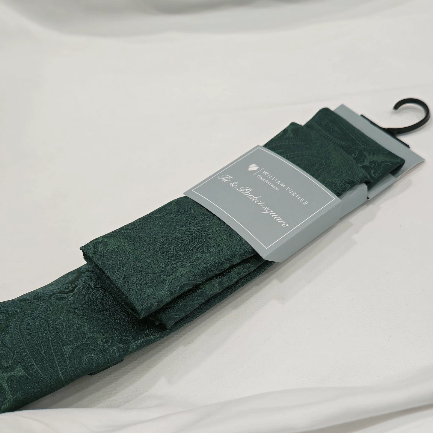 Paisley Print Tie and Hankie Set - Vermouth