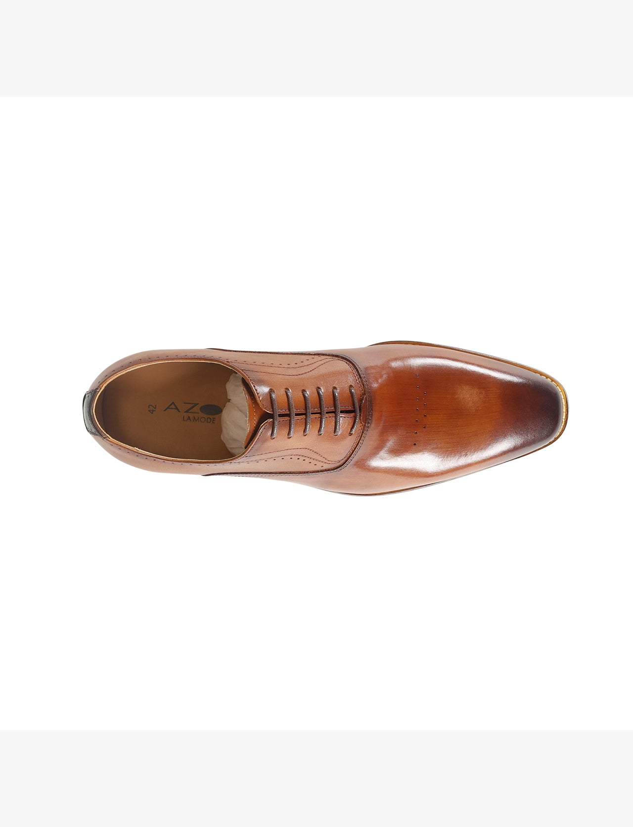 Pompei Leather Shoes - Tan