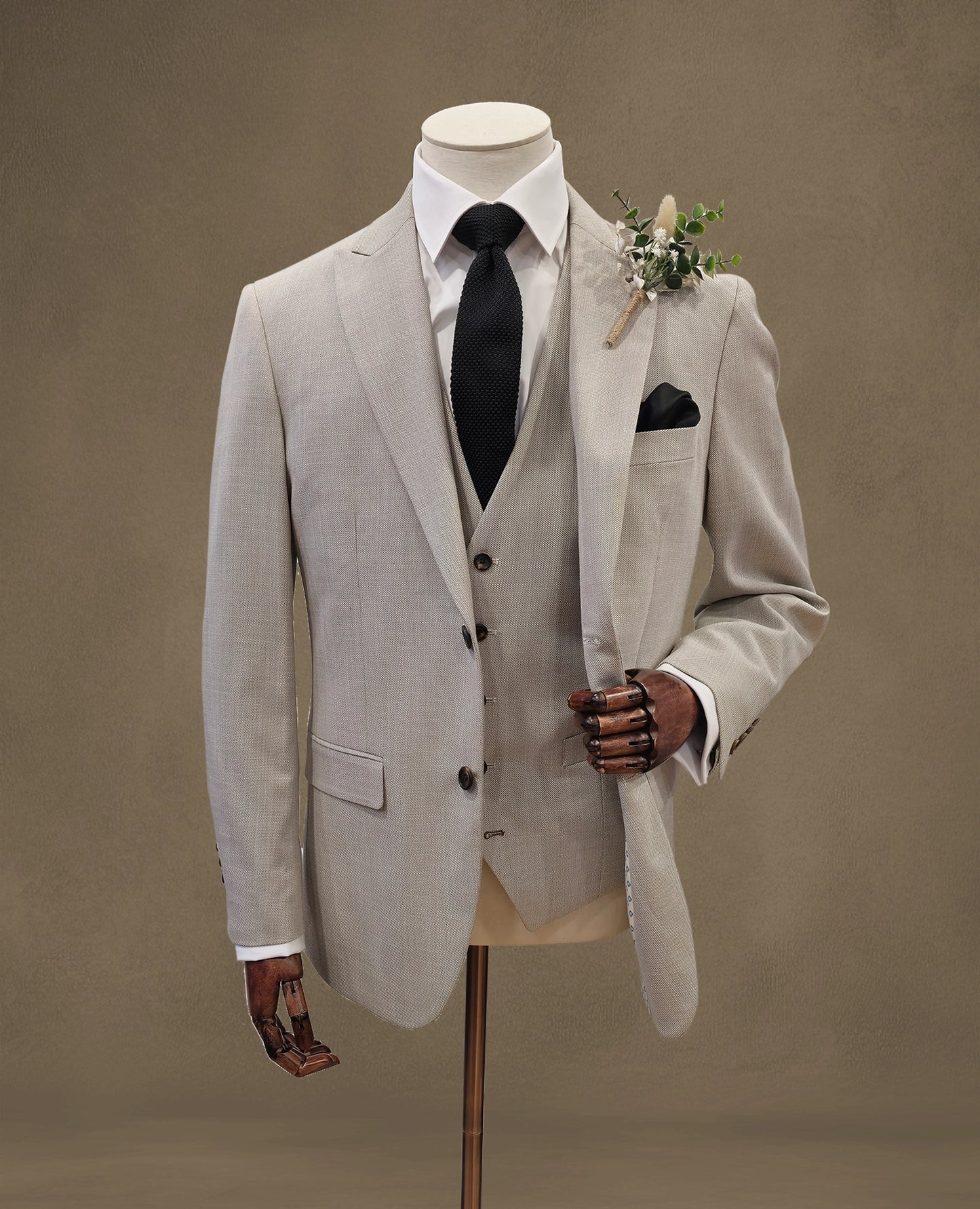 Redding Waistcoat - Stone