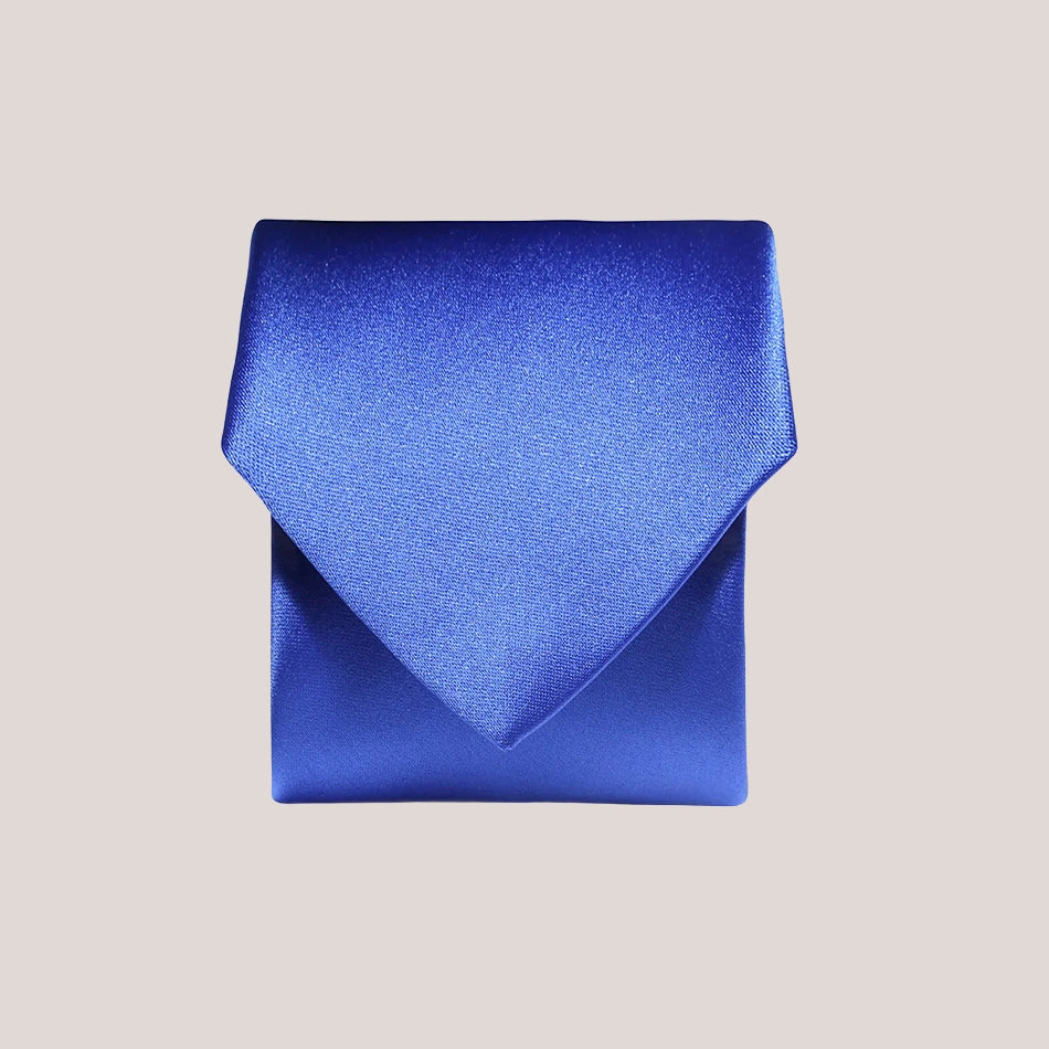 Plain Satin Tie - Royal