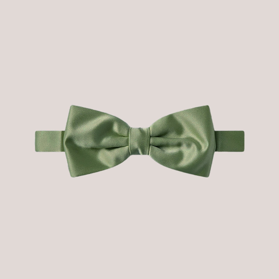 Satin Clip-On Bow Tie - Sage
