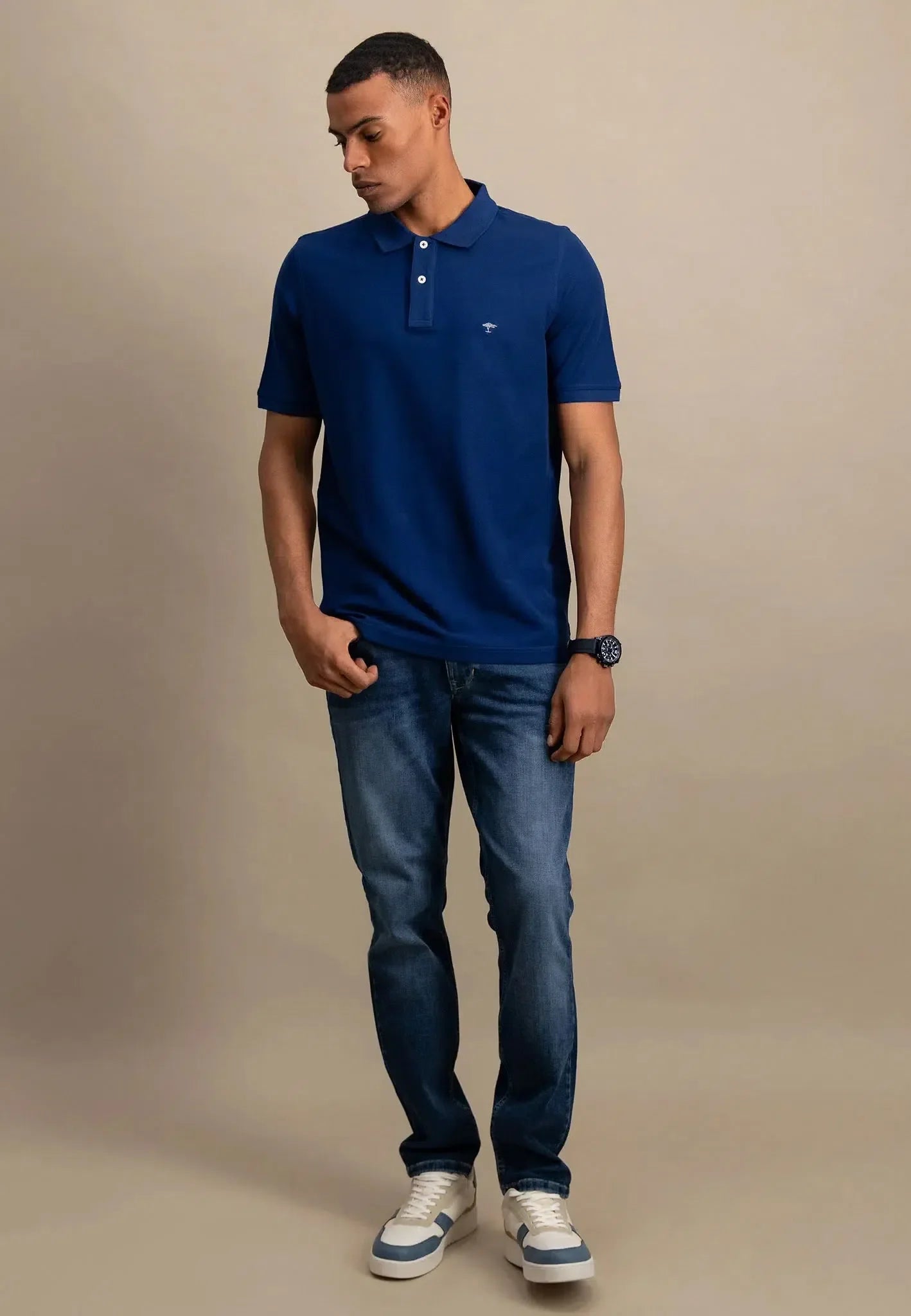 Supima-Cotton Classic Polo - Midnight Blue