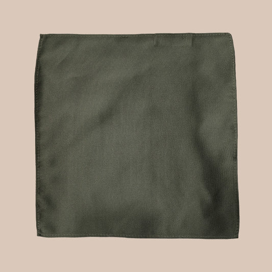 Twill Tie and Hankie Set - Sea Green