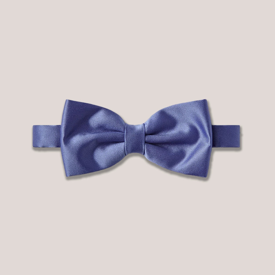 Satin Clip-On Bow Tie - Violet