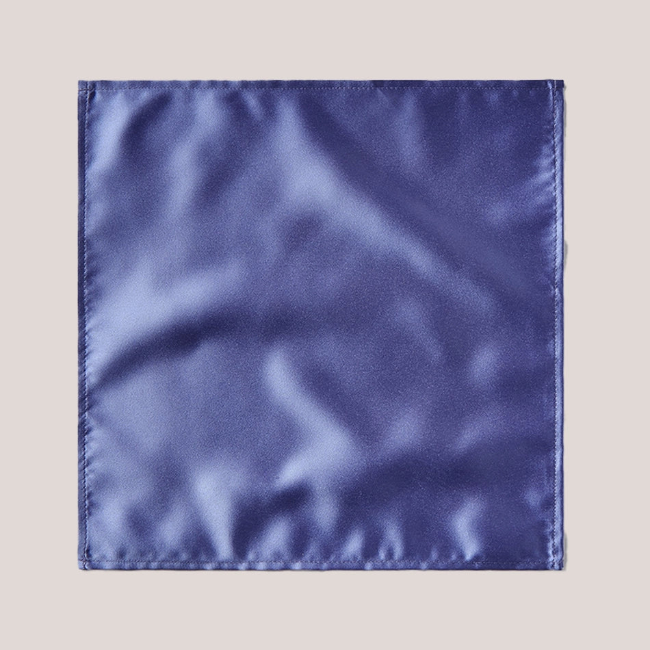Plain Satin Hankie - Violet
