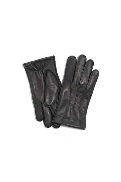 Deerskin Leather Gloves - Winston Black