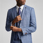 Blue Raspberry Check Suit - Jacket