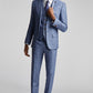 Blue Raspberry Check Suit - Trousers