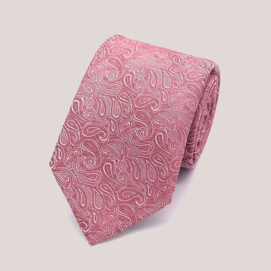 Wedding Paisley Hankie - Dusky Rose 8008/10