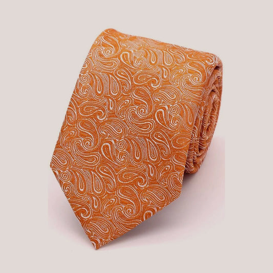 Wedding Paisley Hankie - Warm Spice 8008/8