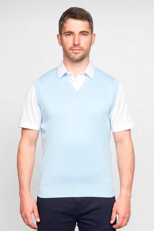 Gabicci Sleeveless Pullover - Sky