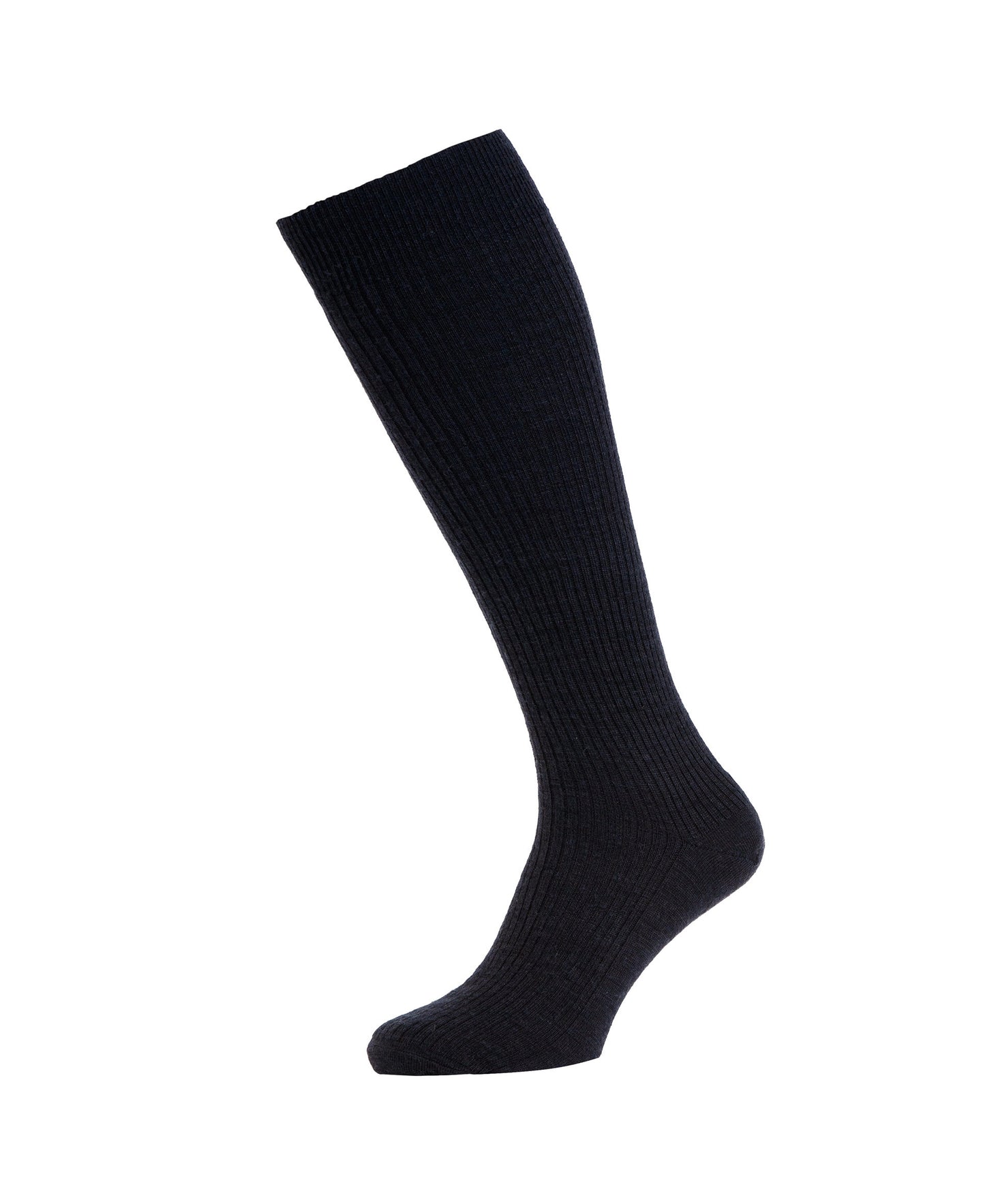Immaculate™ - HJ77 Long Wool Rich Socks (with Lycra®) - Black