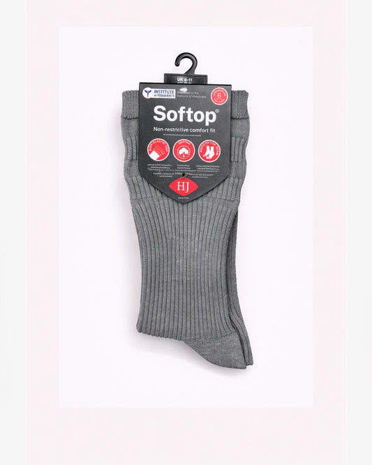 Cotton Softop® - HJ91 Men's Original Cotton Rich Softop - Mid Grey