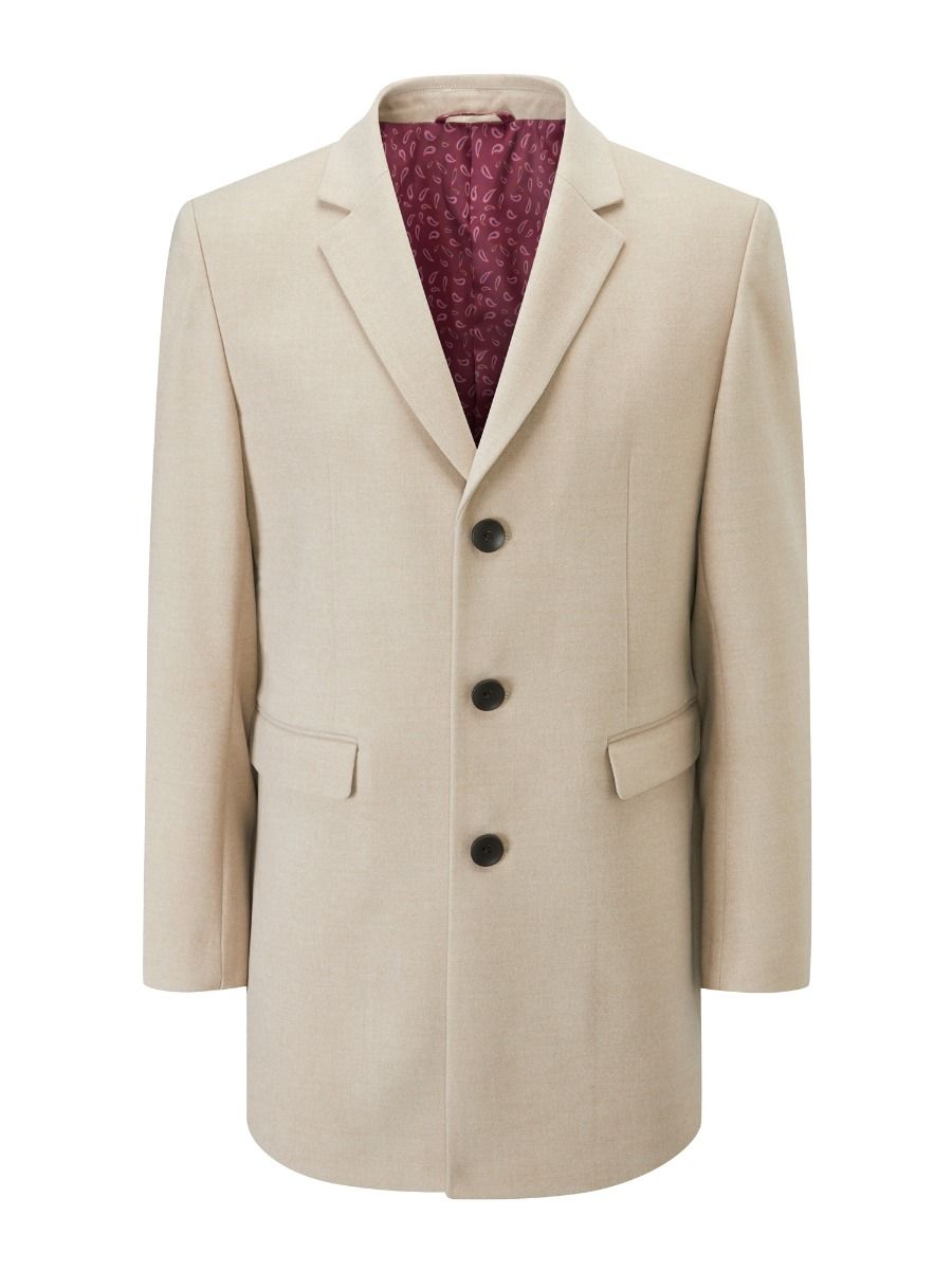 Fairlop 3/4 Overcoat - Oatmeal