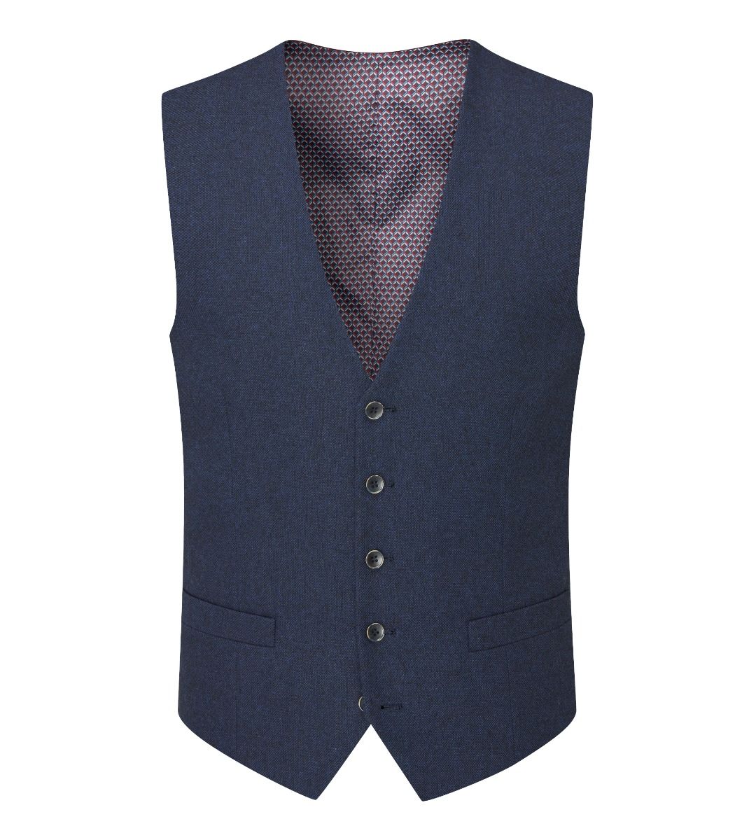 Ruthin Tweed Waistcoat - Navy