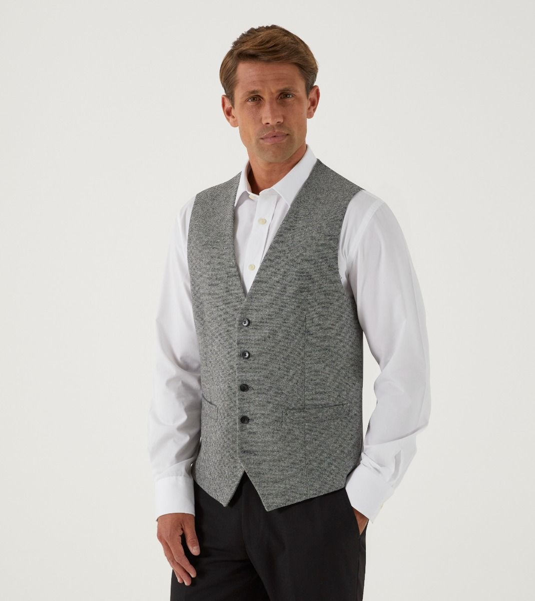 Ruthin Tweed Waistcoat - Grey