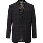 Alton Suit Black / Brown / Navy - Jacket