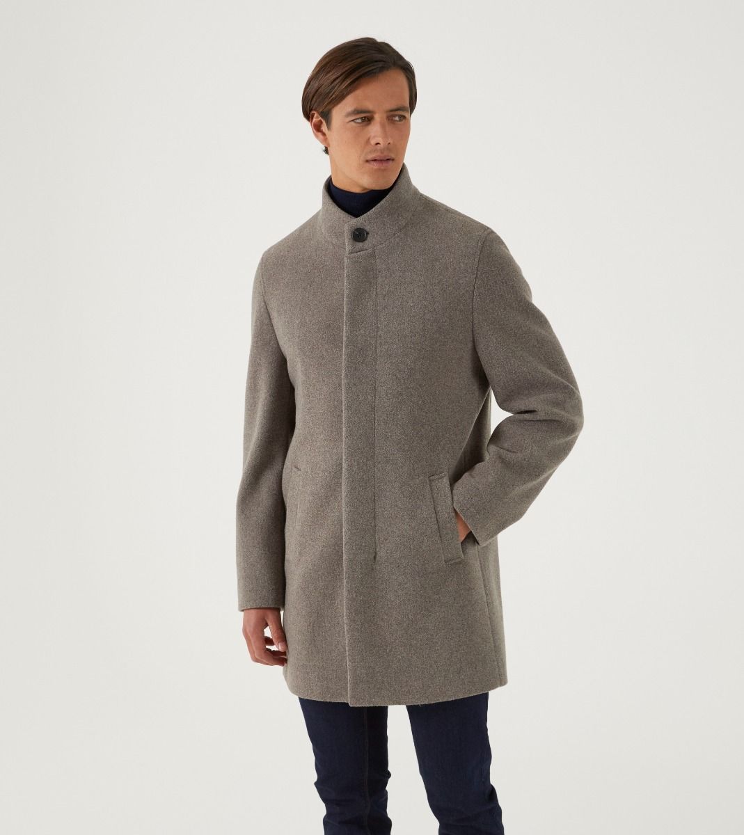 Faulkner 3/4 Overcoat - Oat