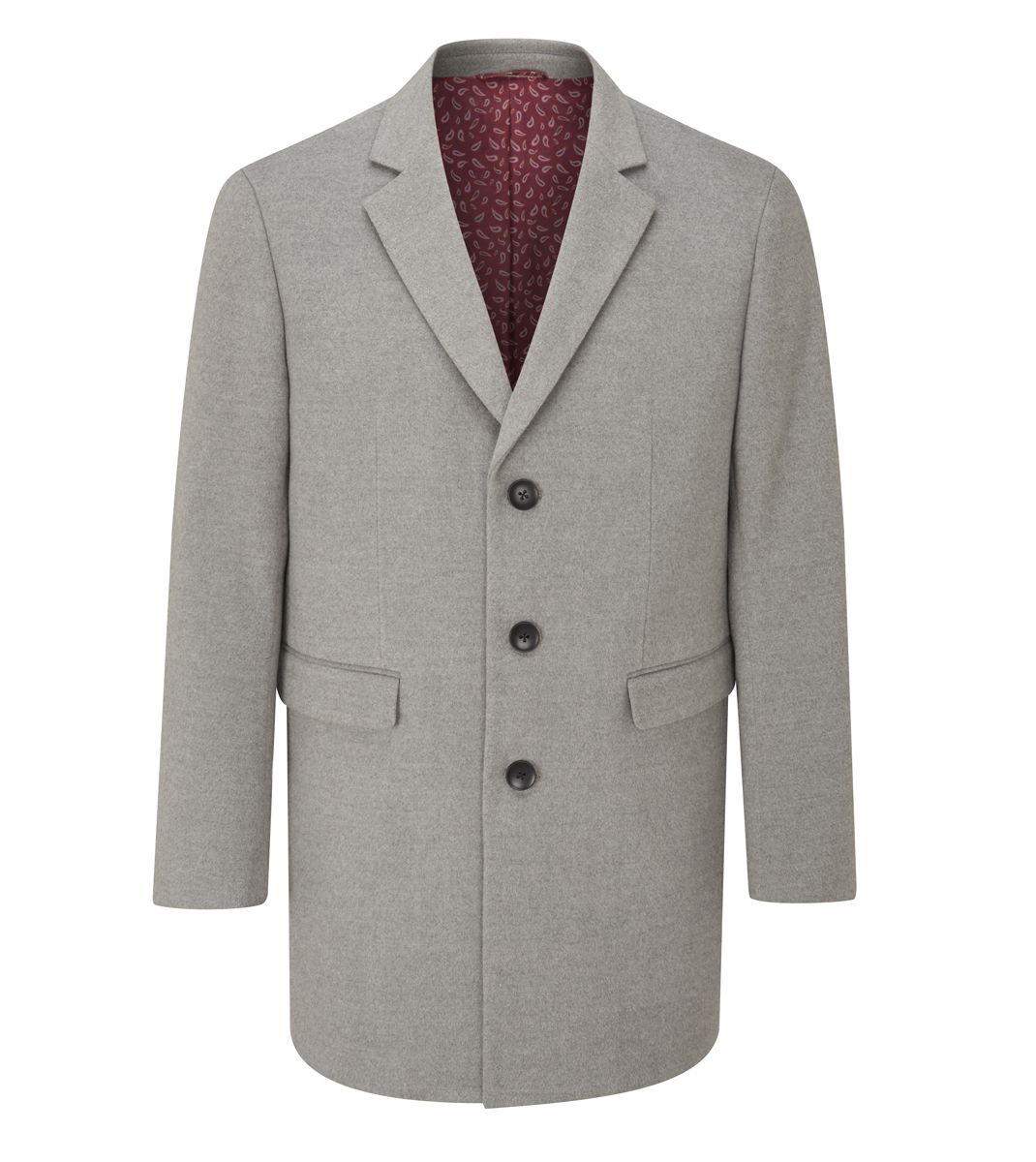 Fairlop 3/4 Overcoat - Silver