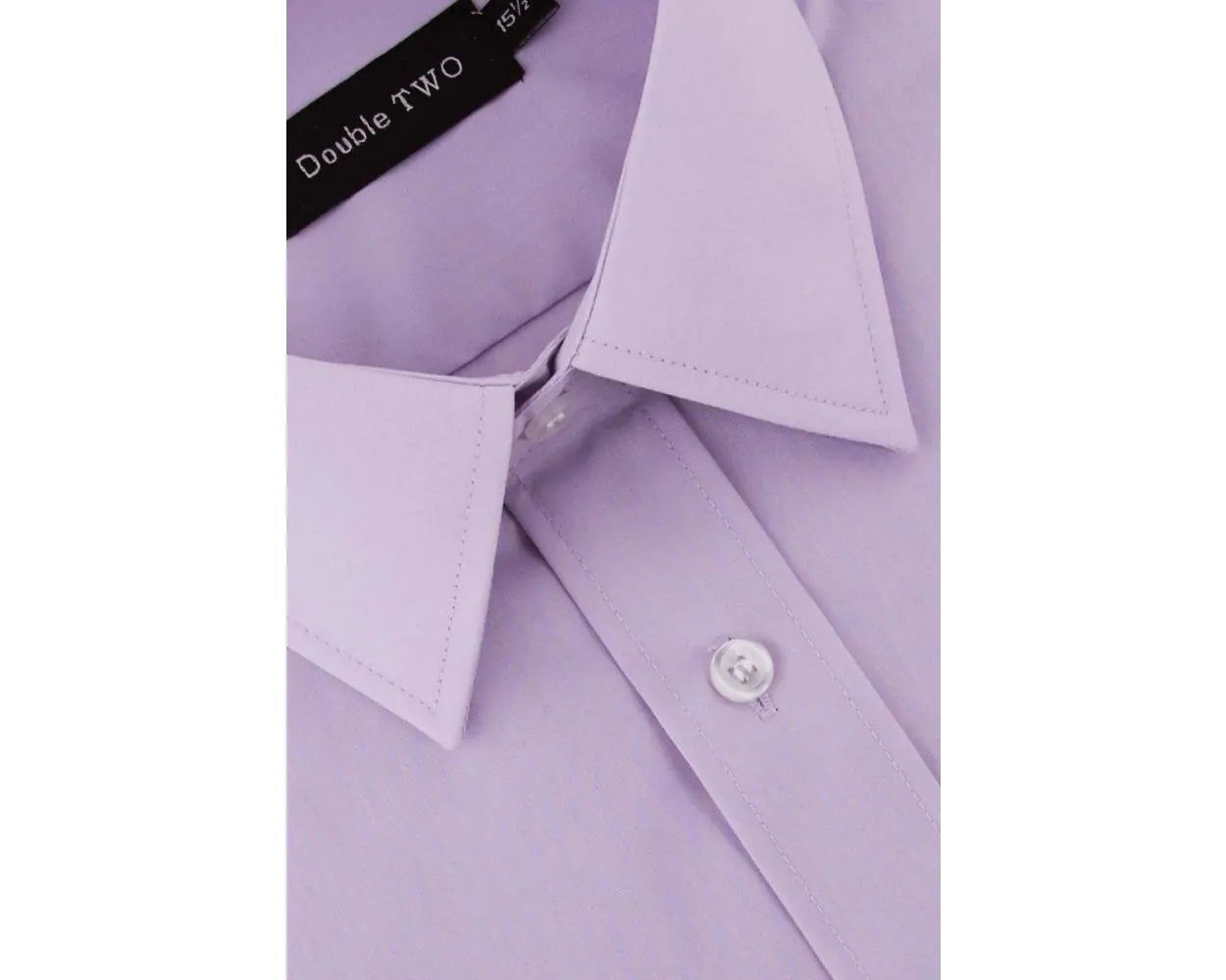 King Size Classic Easy Care Short Sleeve Shirt - Lilac