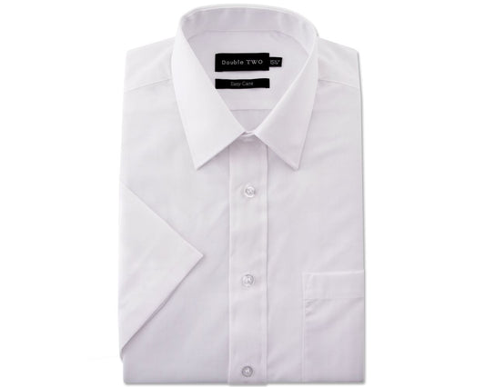 Classic Easy Care Short Sleeve Shirt - White