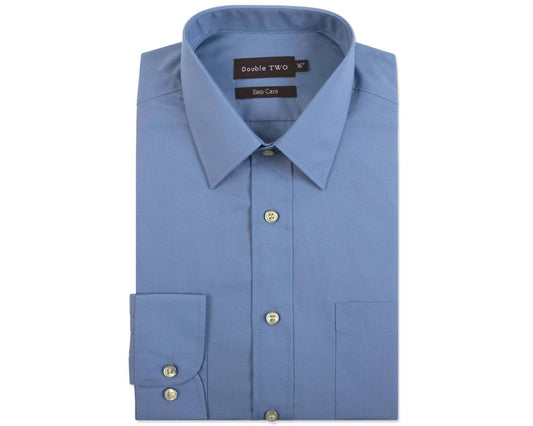 Classic Easy Care Long Sleeve Shirt - Cornflower