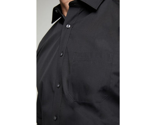 Classic Easy Care Long Sleeve Shirt - Black