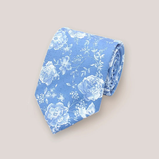Summer Rose Tie - Blue 4051/1