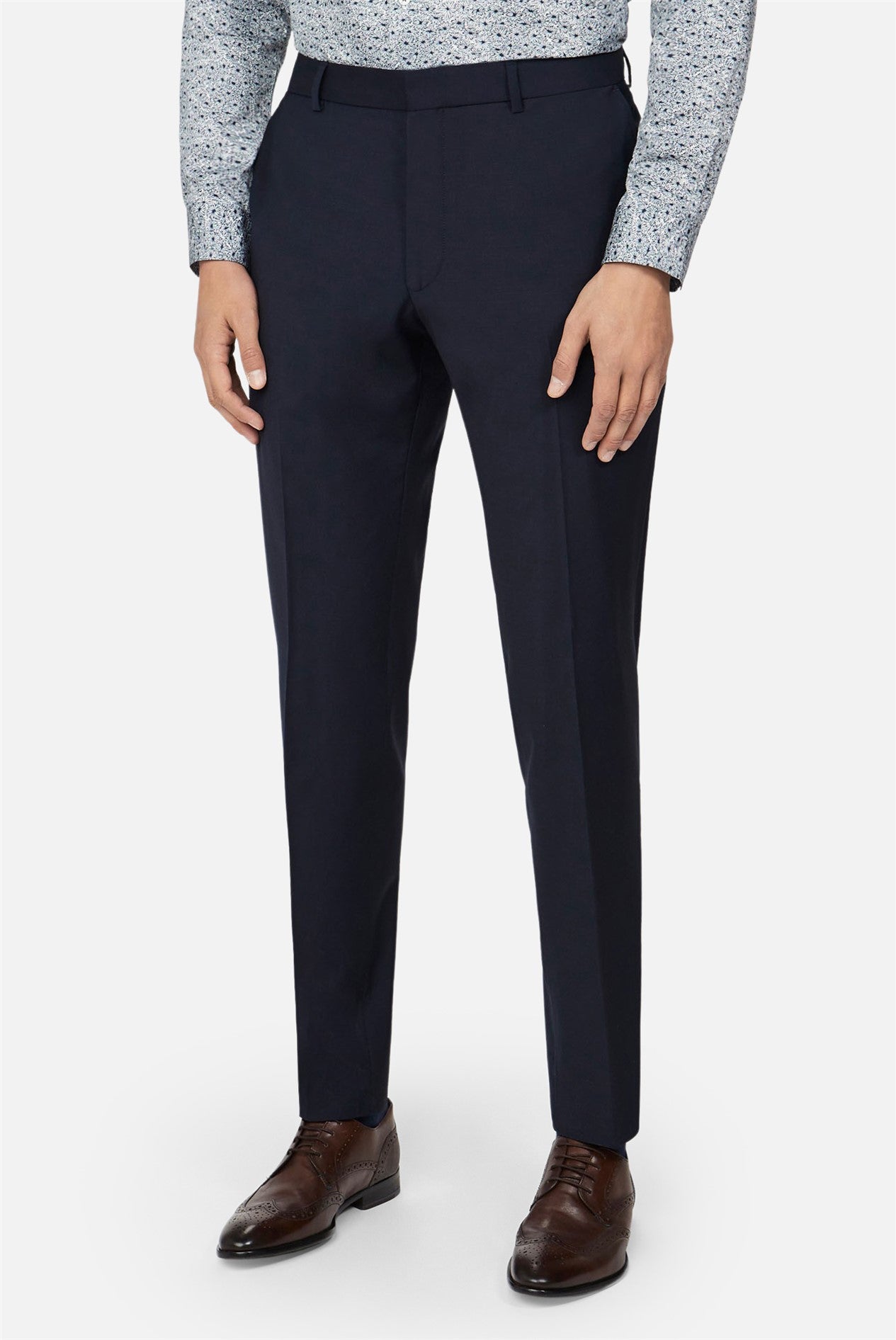 Ted Baker Slim Fit Panama Navy Suit Trouser