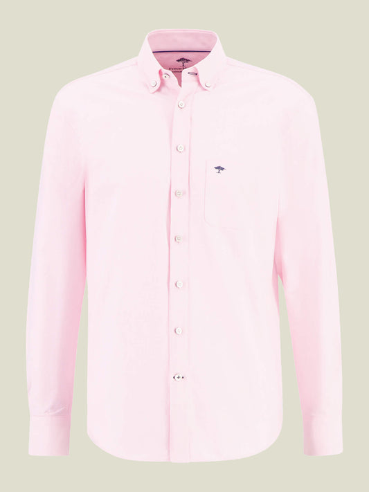 OXFORD LONG SLEEVE SHIRT IN SOFT COTTON - Pink