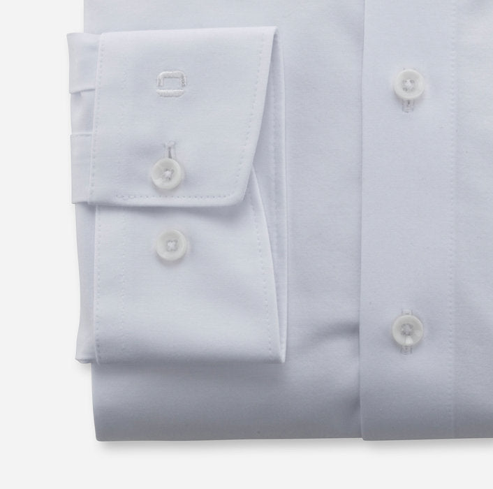 24/7 Jersey Stretch Long Sleeve Shirt - White