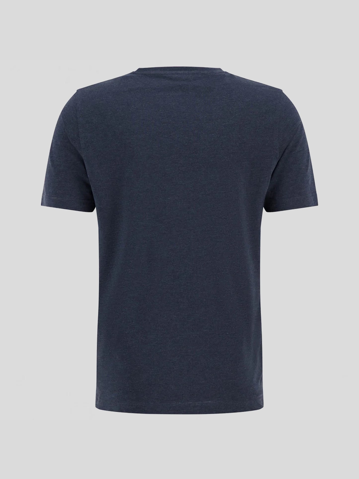 Crew-neck Tee Sustainable Cotton - Navy Melange