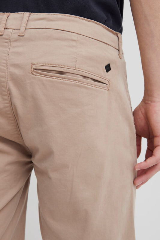 Cotton-Rich Tailored Shorts - Stone