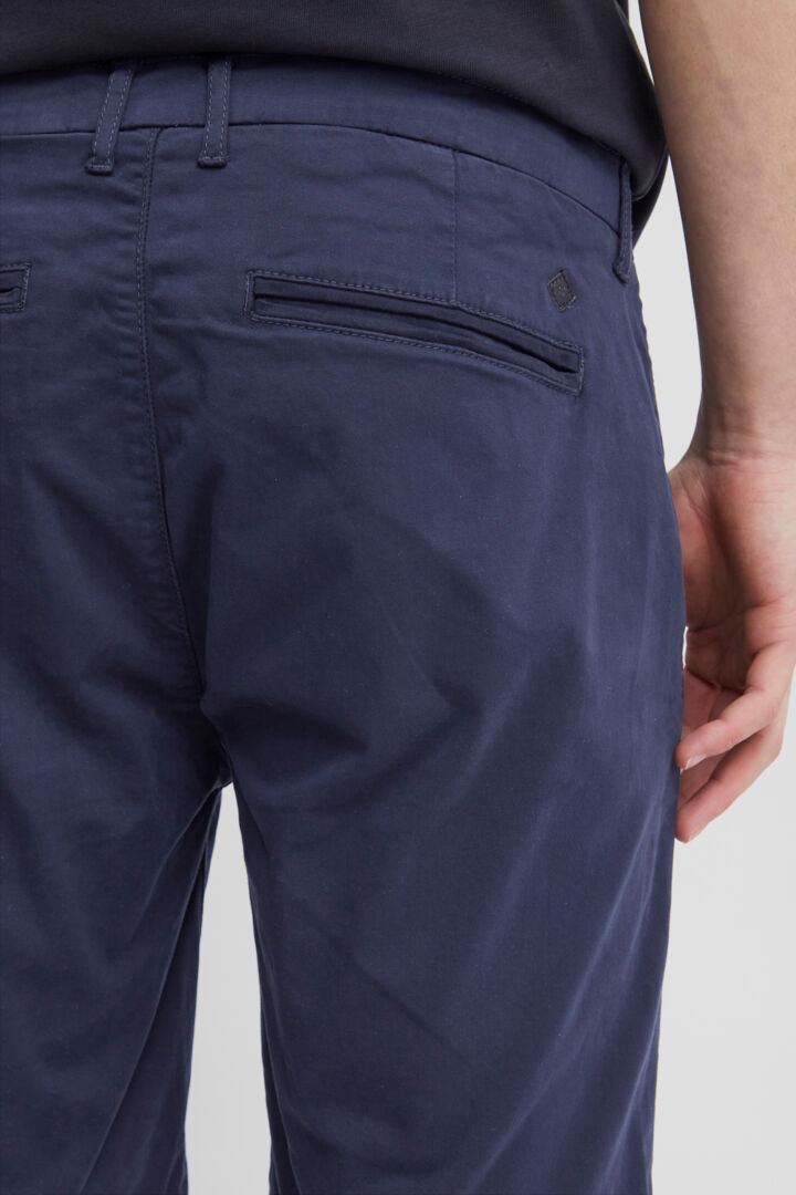 Cotton-Rich Tailored Shorts - Navy II