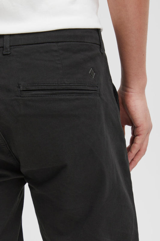 Cotton-Rich Tailored Shorts - Black II