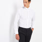Tapered Fit Double Cuff Wing Collar Shirt - White