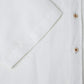 Cotton-Rich Button Down Short-Sleeve Shirt - White