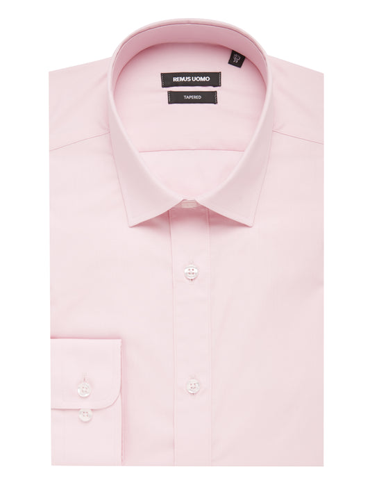 Tapered Fit Long Sleeve Shirt - Pink