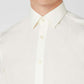 Tapered Fit Long Sleeve Shirt - Cream