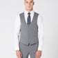 Slim Fit Wool-Rich Suit Waistcoat - Grey