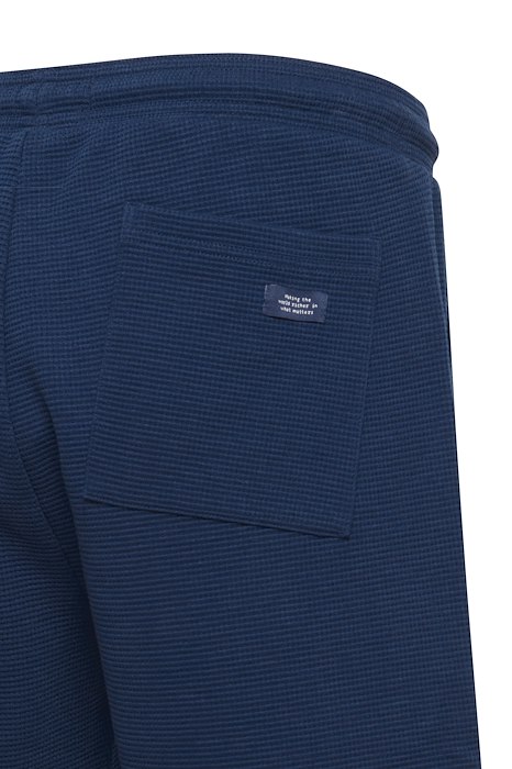Casual Waffle Shorts Navy